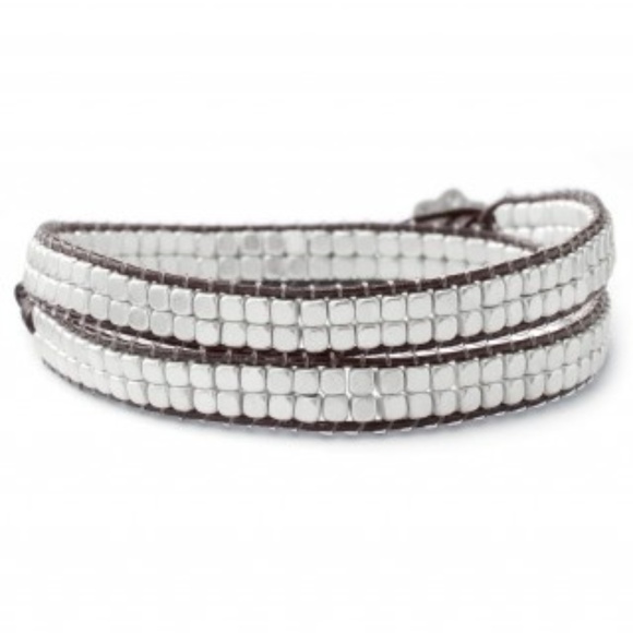Stella & Dot Jewelry - Stella & Dot Silver Nugget Wrap Bracelet